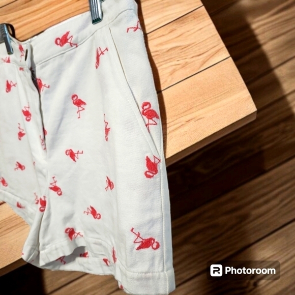 NWT Jun and Ivy from Francesca's Flamingo Patterned Size Small Shorts - Picture 3 of 5